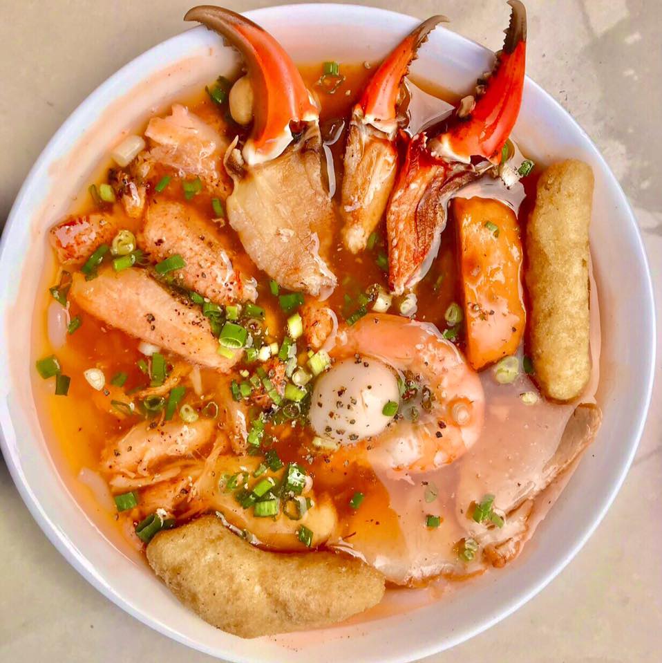 Banh Canh Cua in Ho Chi Minh City, Vietnam.
