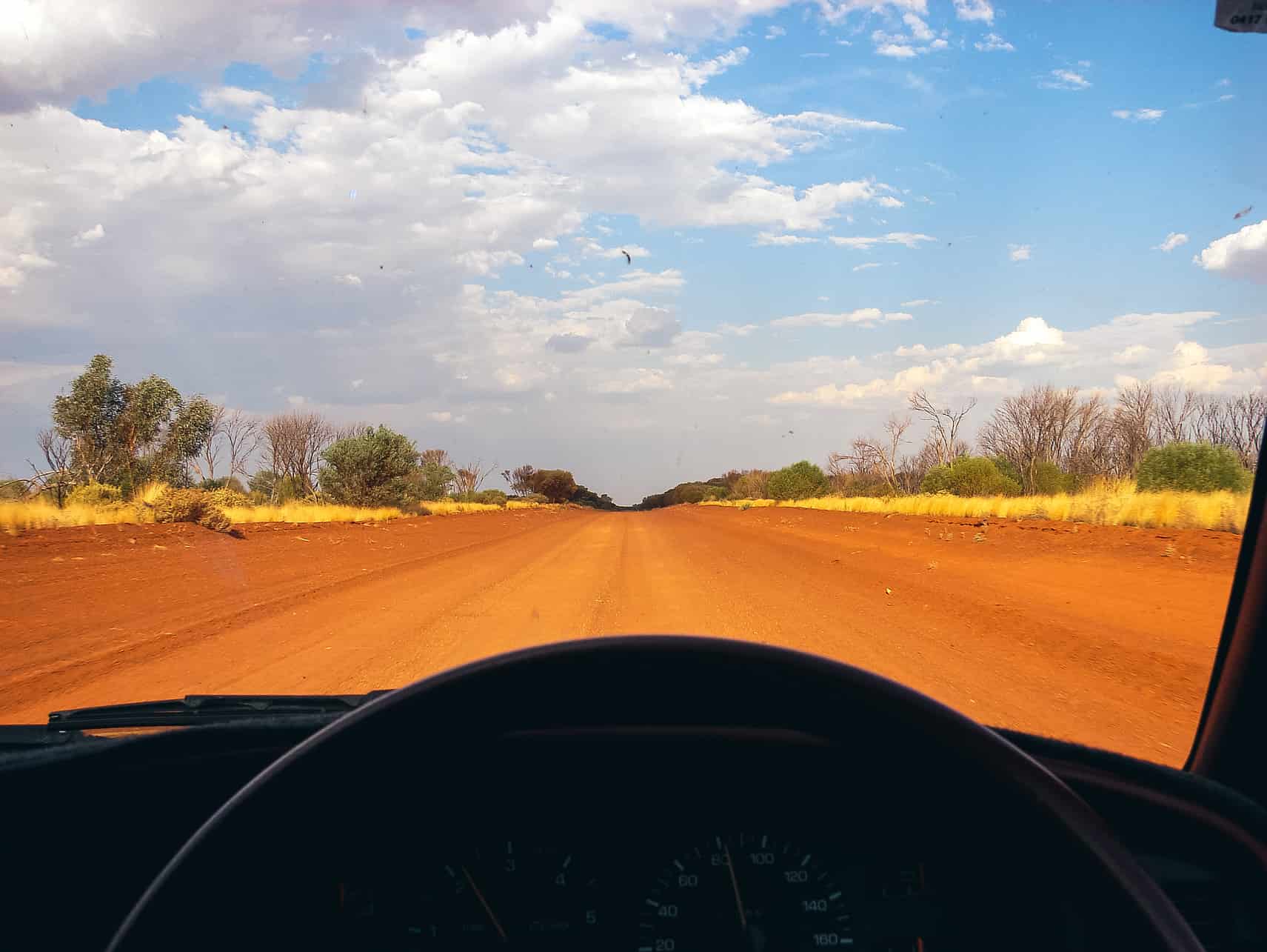 Great Central Road in the Australian Outback.