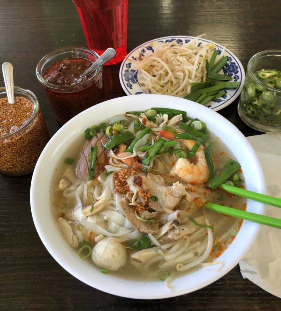 Hu Tieu in Ho Chi Minh City, Vietnam.