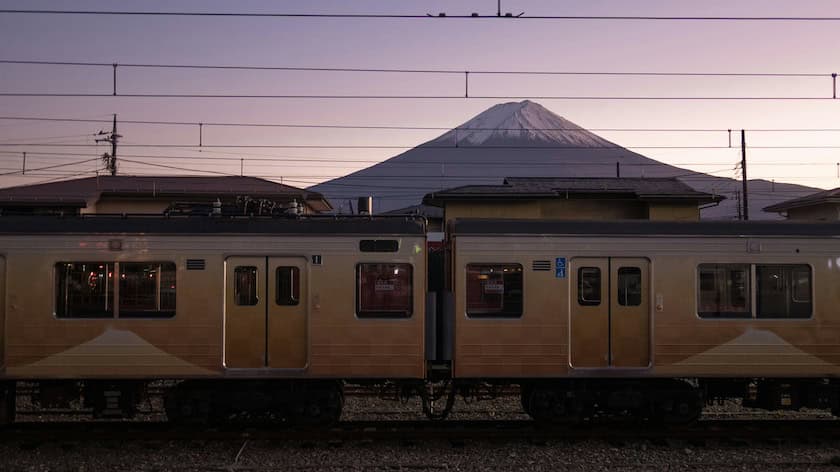 A train in Japan