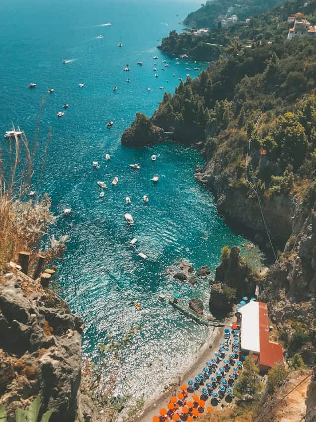 Scenes from the Amalfi Coast in Italy