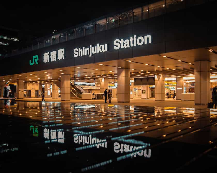 Shinjuku Station in Japan