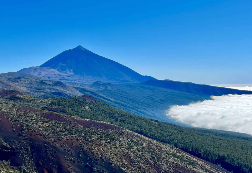 Incredible views of Mt. Teide in Tenerife, Spain.