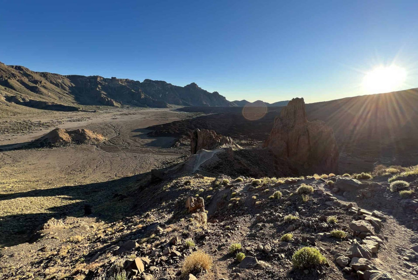 The top of Mt. Teide in Tenerife, Spain.