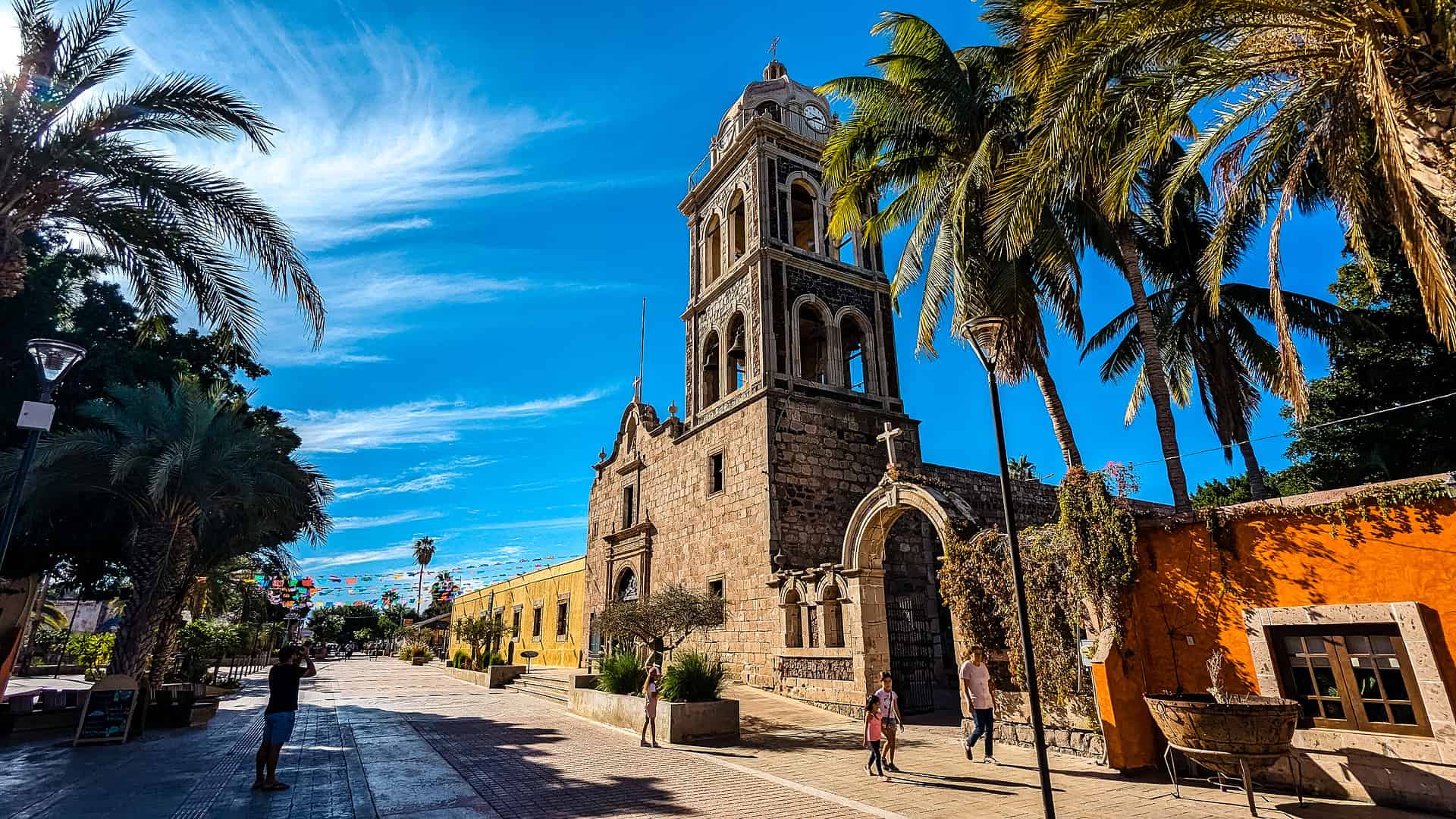 Mission of our Lady of Loreto in Baja California Sur, Mexico.