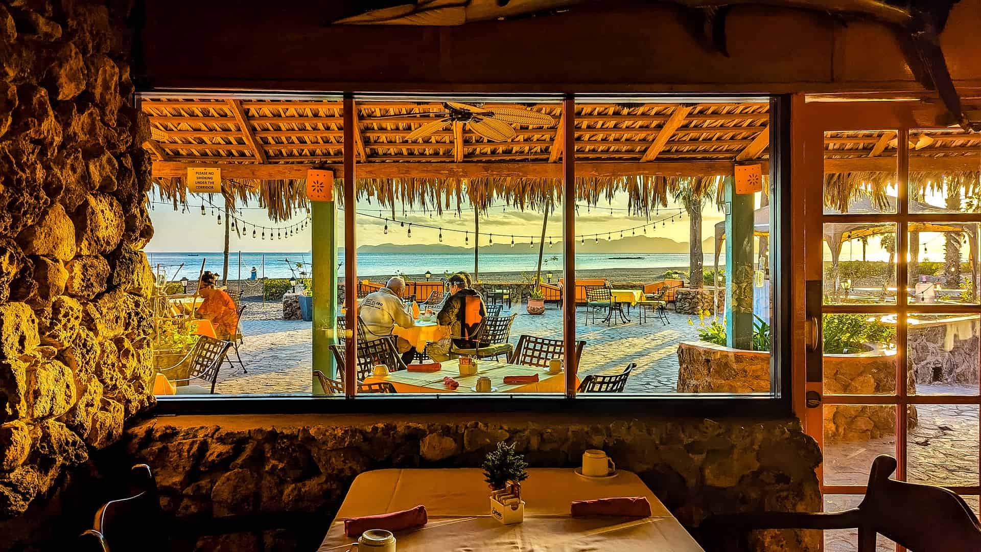 Restaurant del Carmen at Hotel Oasis in Loreto, Baja California Sur, Mexico.