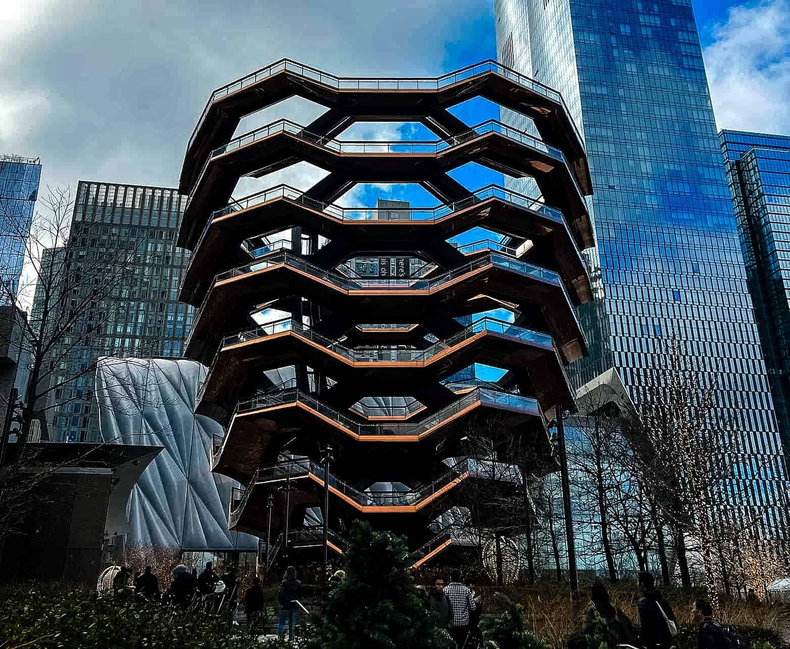 Vessel - the center of Hudson Yards in New York City, USA.